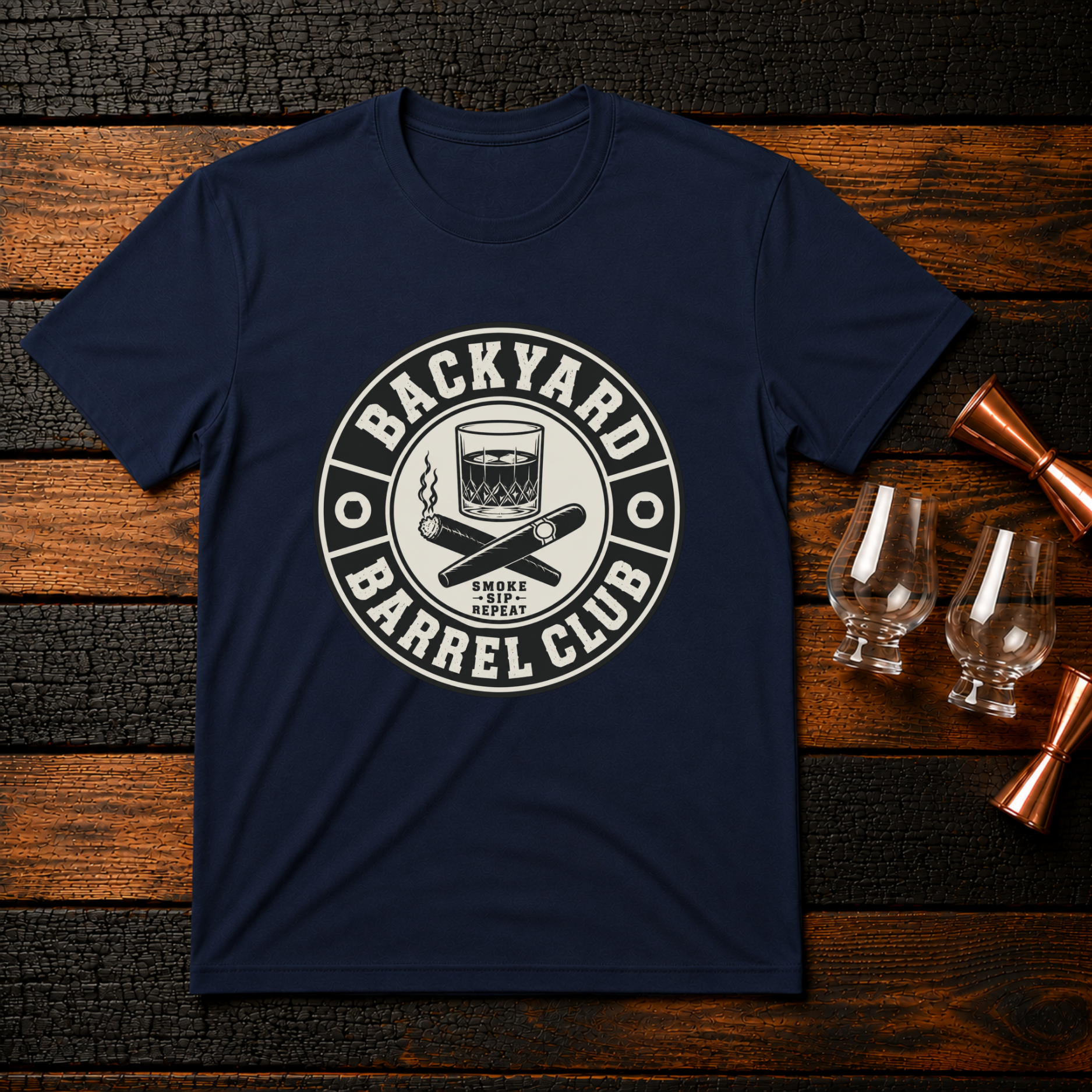 backyard club sign T-Shirt