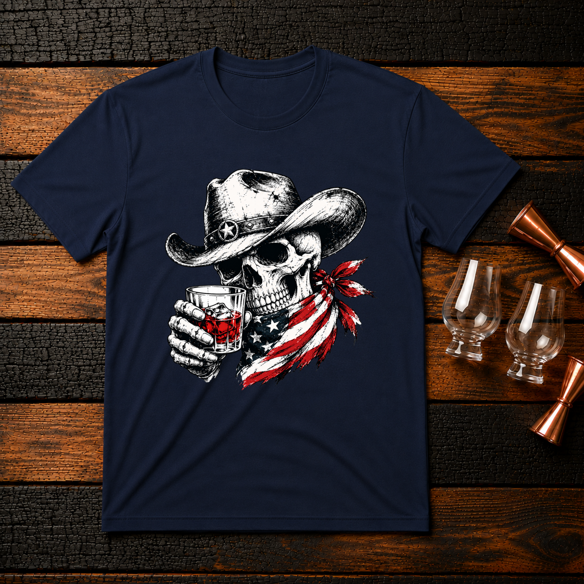 Skull Cowboy T-Shirt