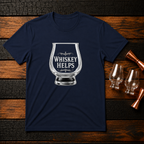 Whiskey Helps Glass T-Shirt