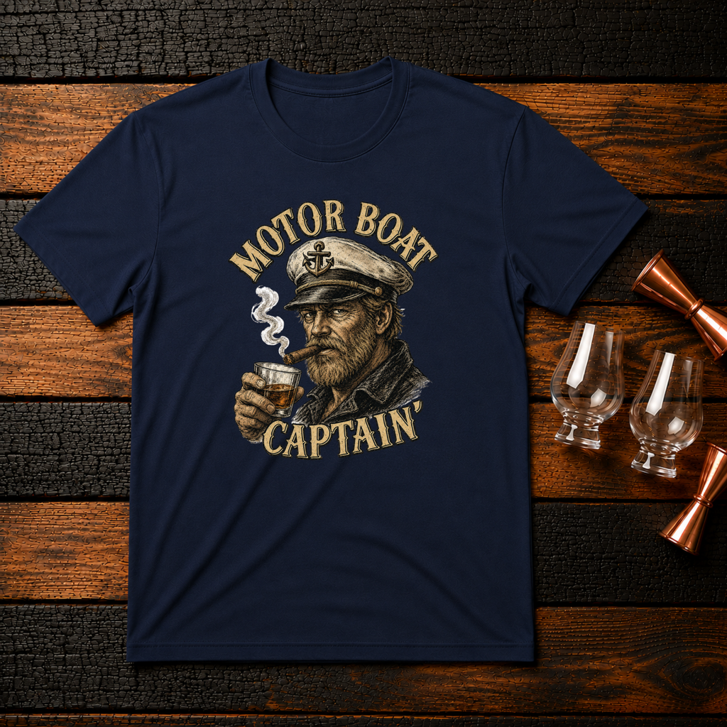 Motor Boat Captain T-Shirt