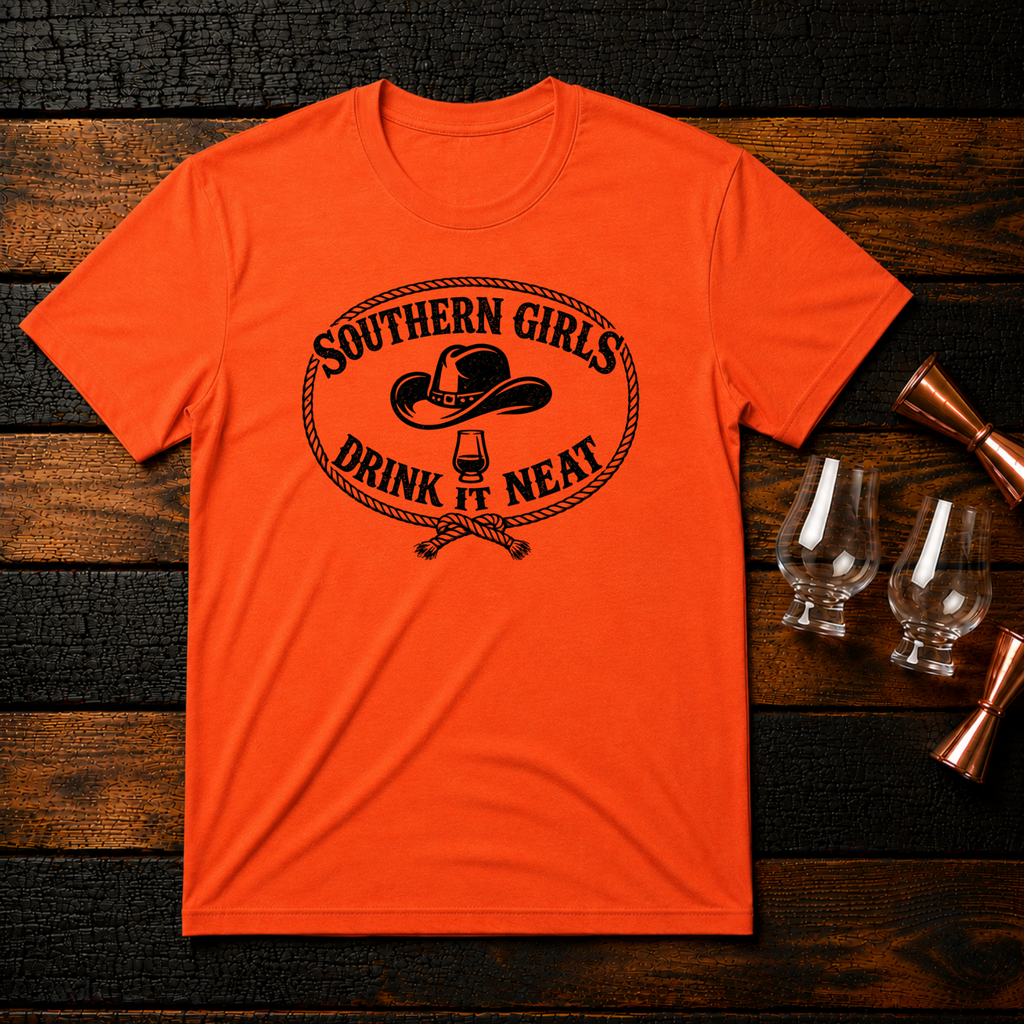 Southern Girls Drink Neat T-Shirt