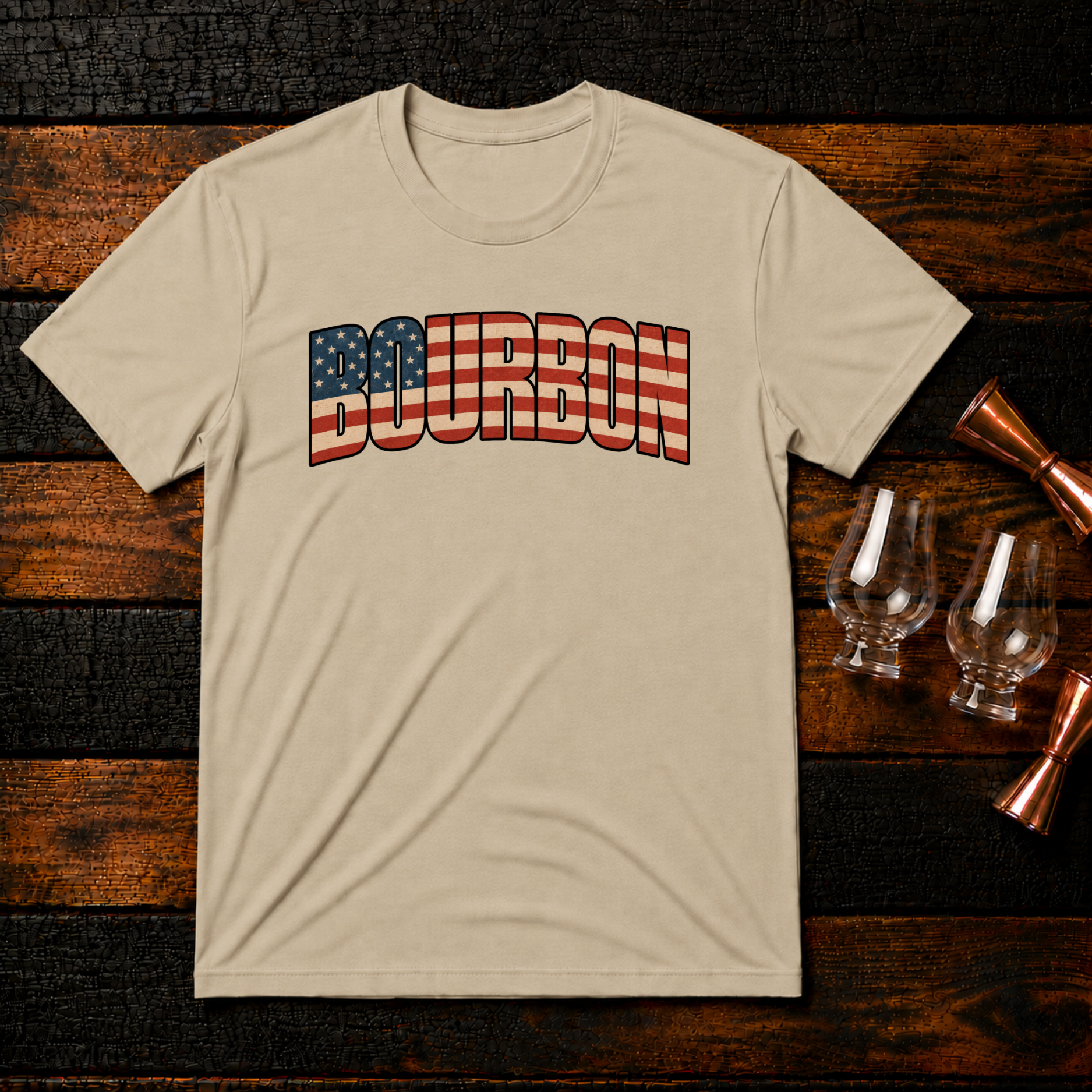 Bourbon Flag T-Shirt