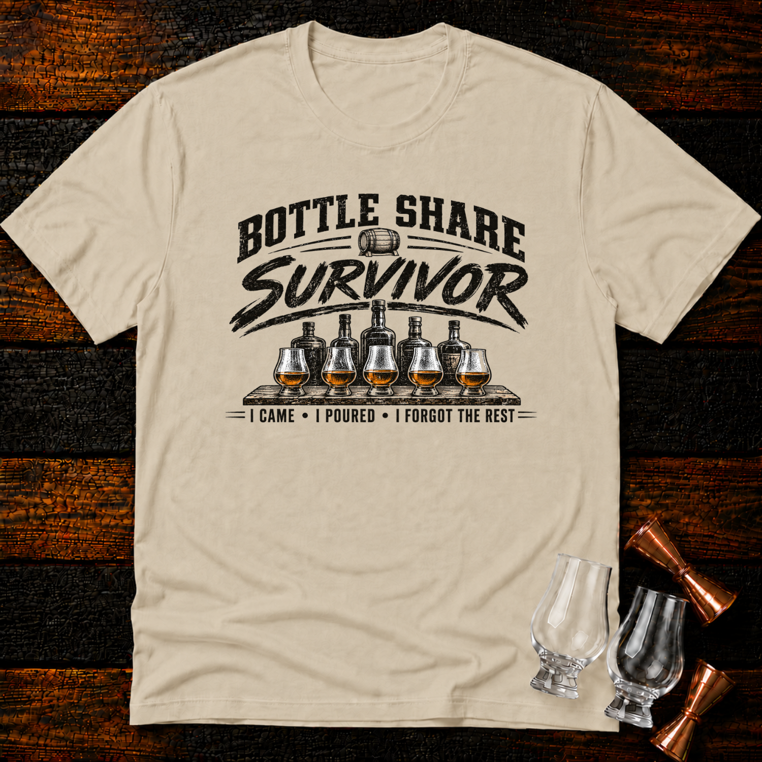 Bottle Share Survivor T-Shirt