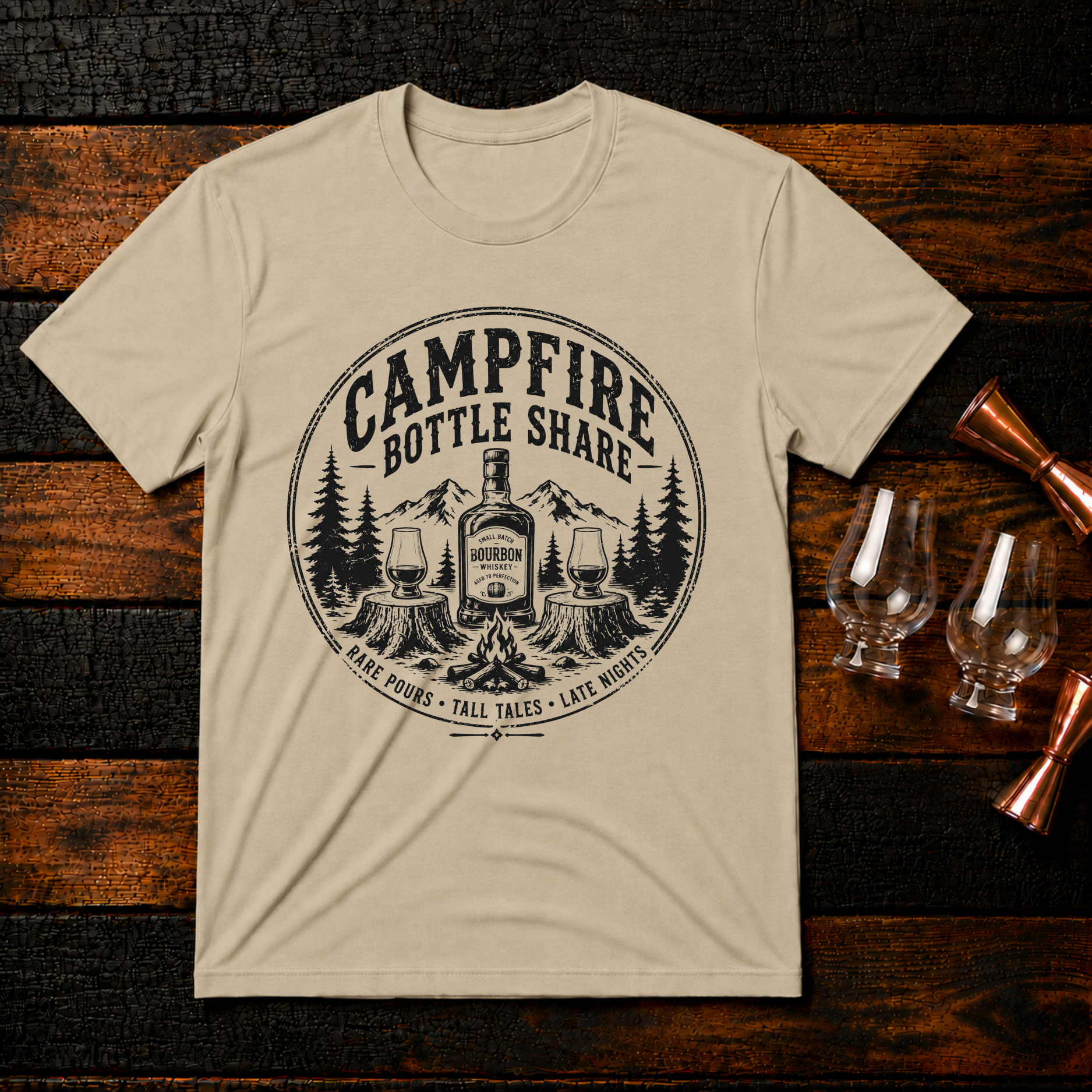Campfire Bottle Share T-Shirt