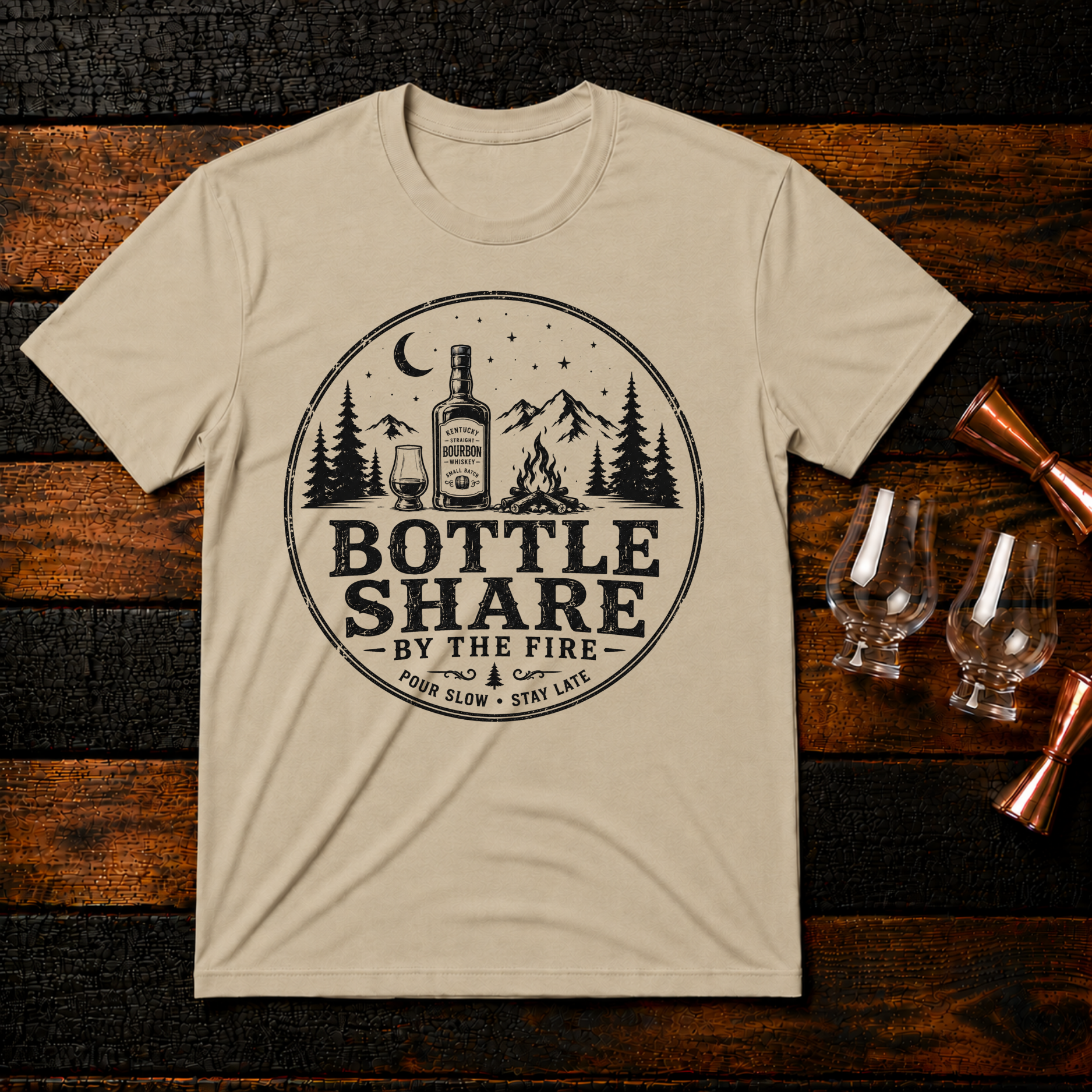 Bottle Share by the Fire T-Shirt