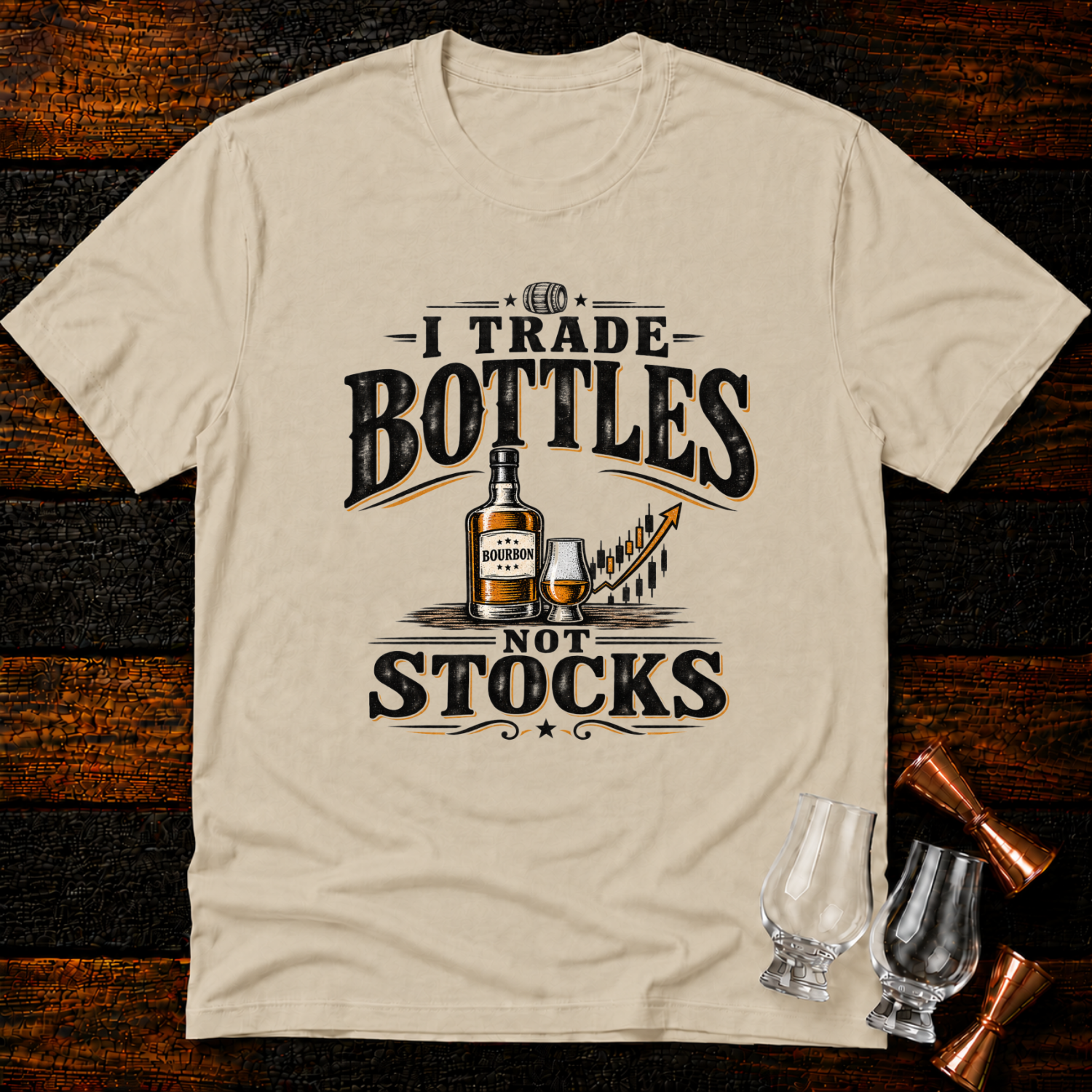 Bottles not Stocks T-Shirt