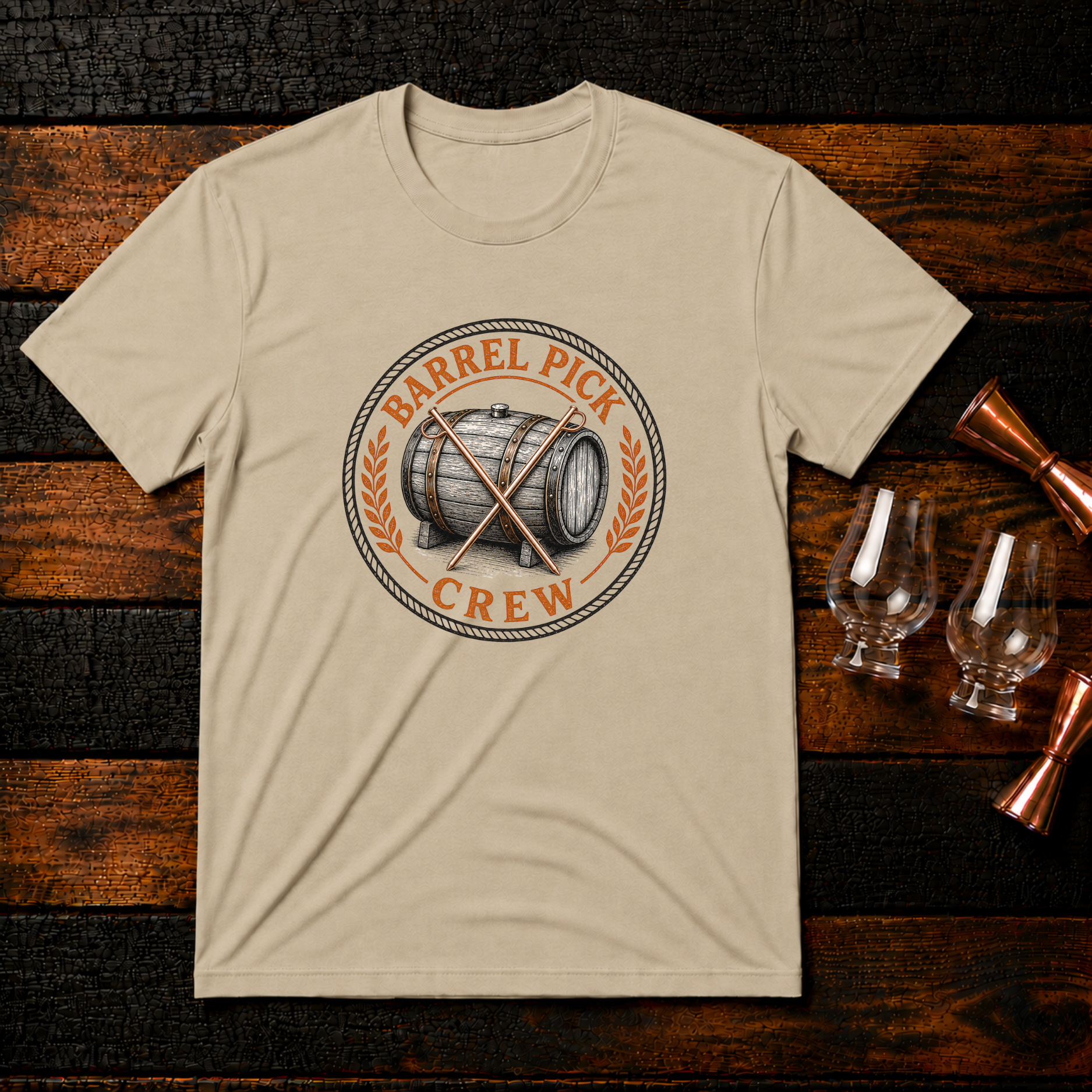 Barrel Pick Crew T-Shirt