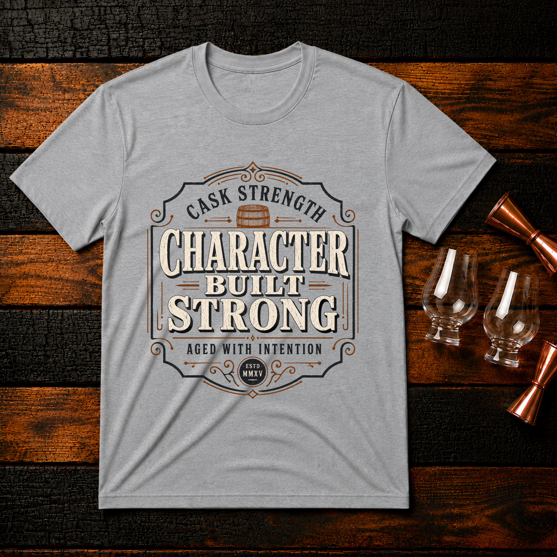Character built strong T-Shirt