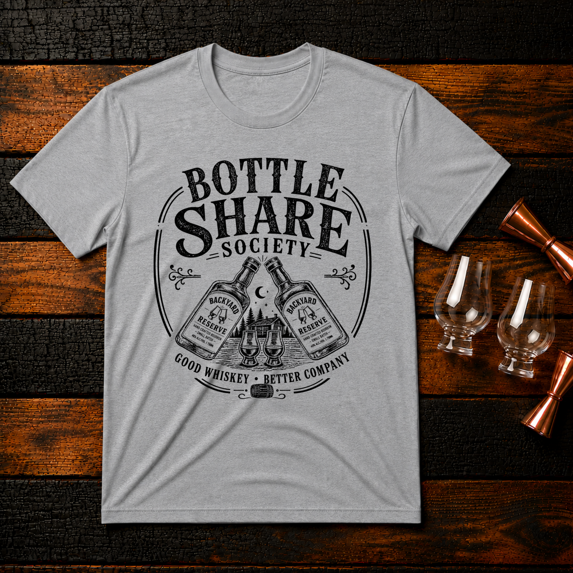 Bottle Share Society T-Shirt