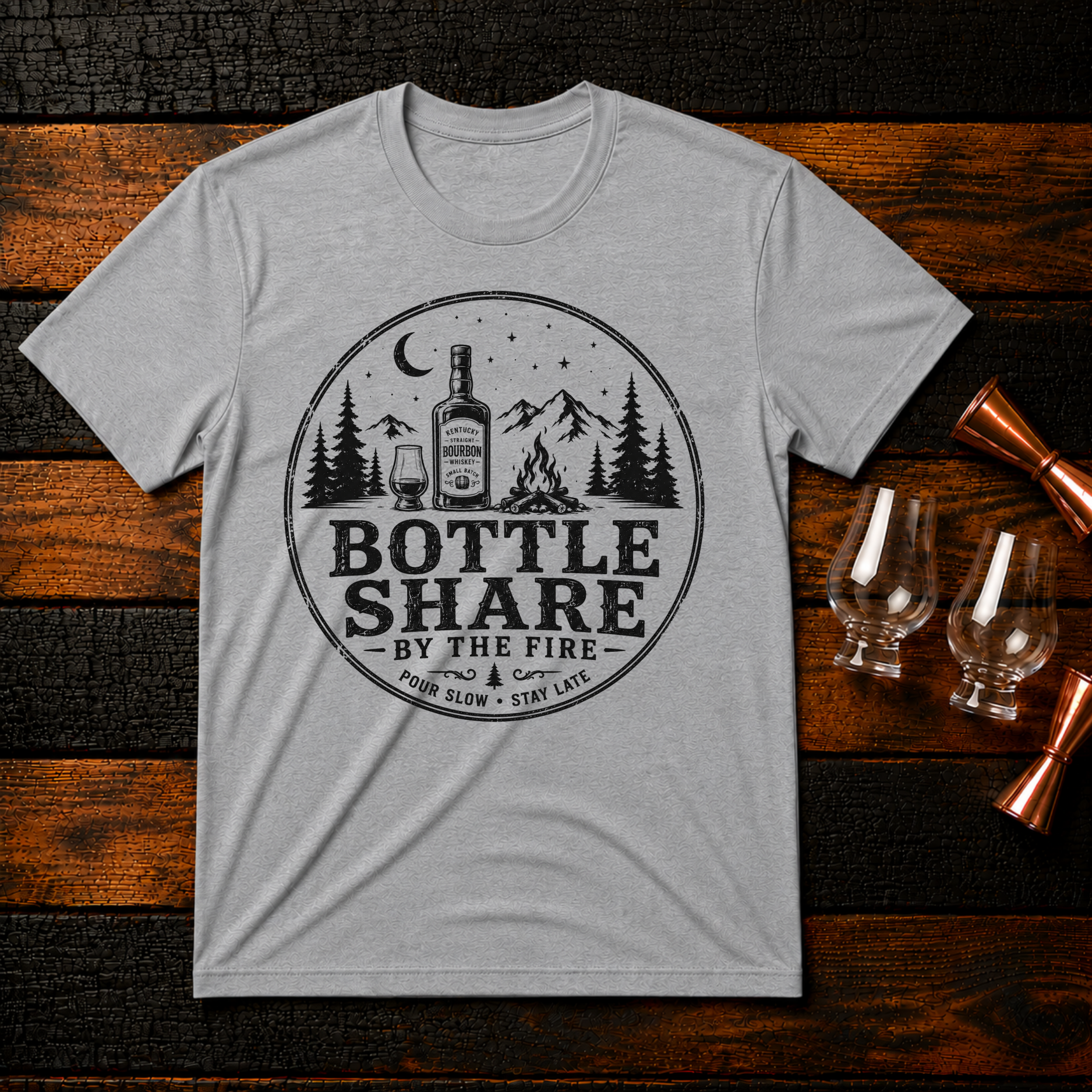 Bottle Share by the Fire T-Shirt