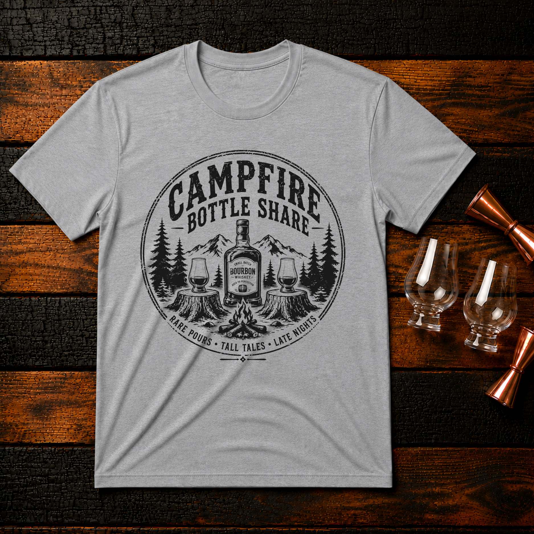 Campfire Bottle Share T-Shirt