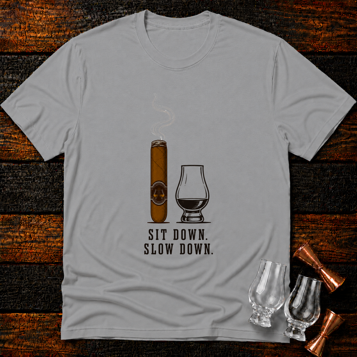 Sit down. Slow down T-Shirt