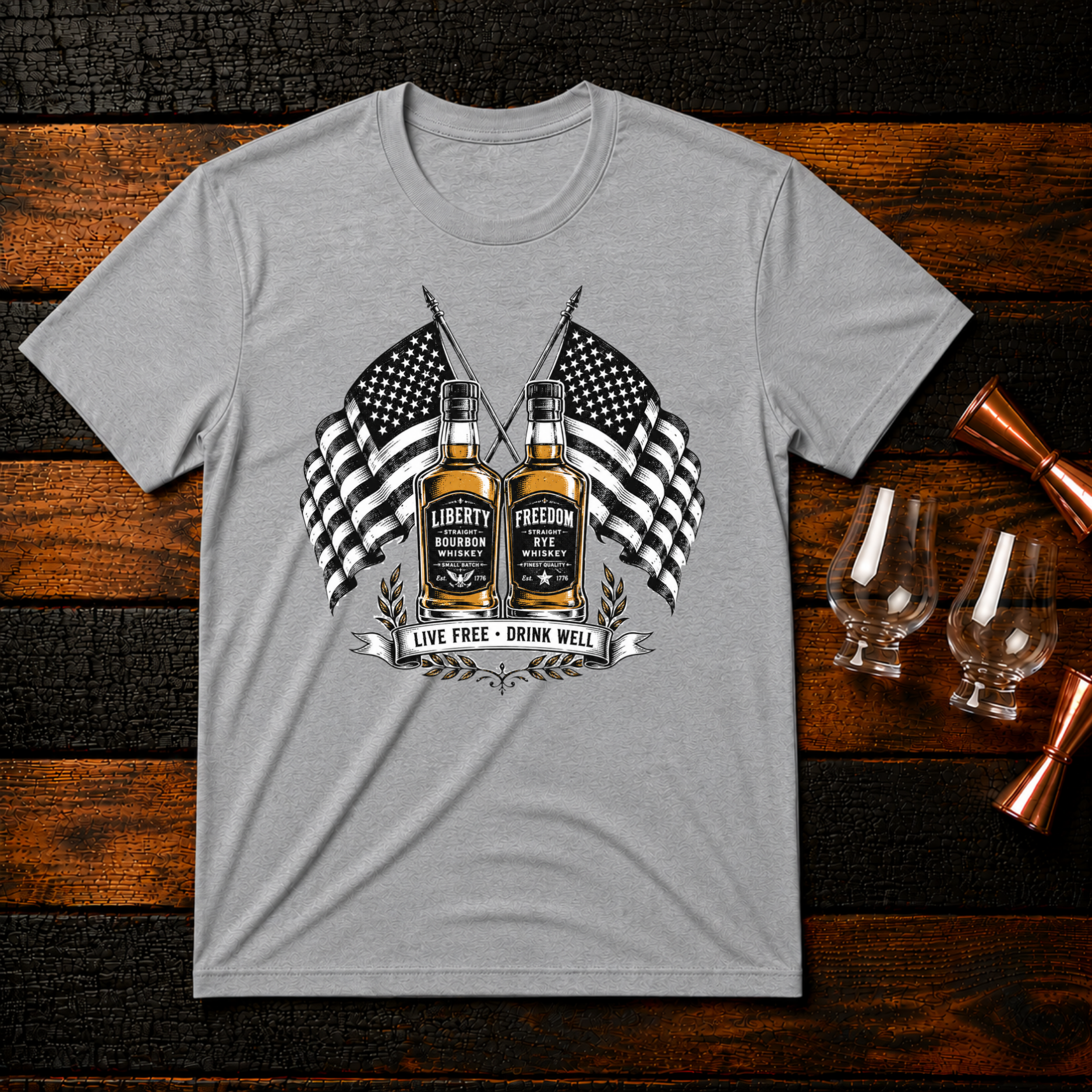 Live Free Drink Well T-Shirt