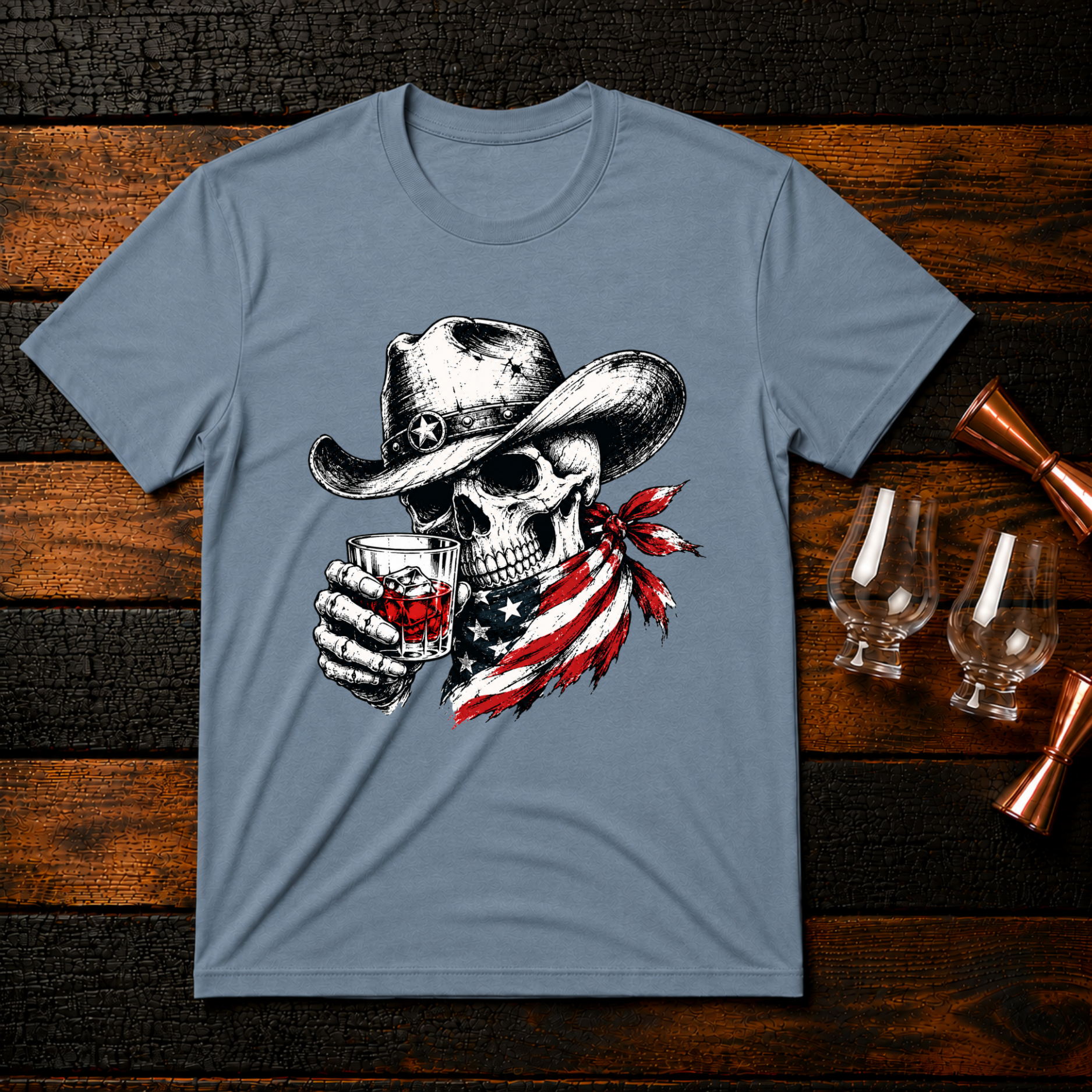 Skull Cowboy T-Shirt