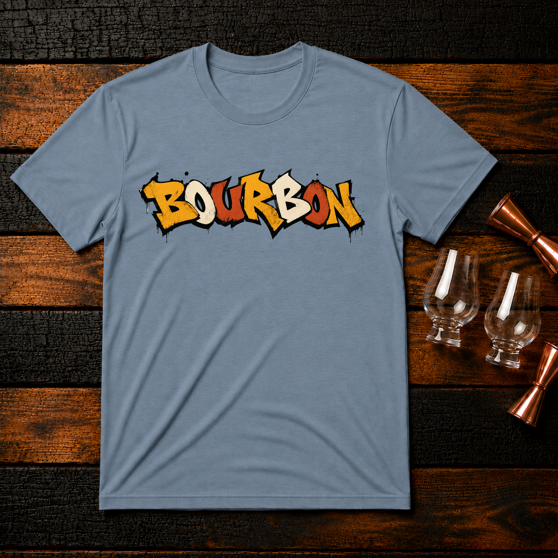 Bourbon Graffiti T-Shirt