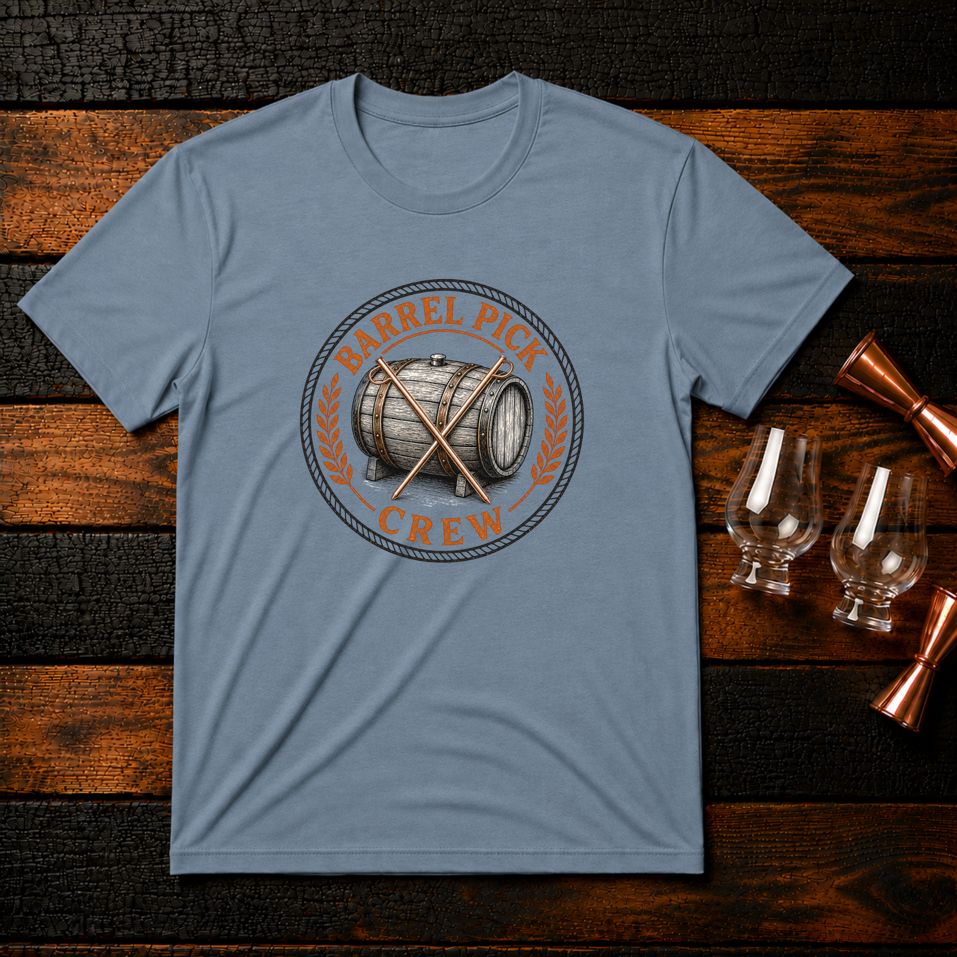 Barrel Pick Crew T-Shirt
