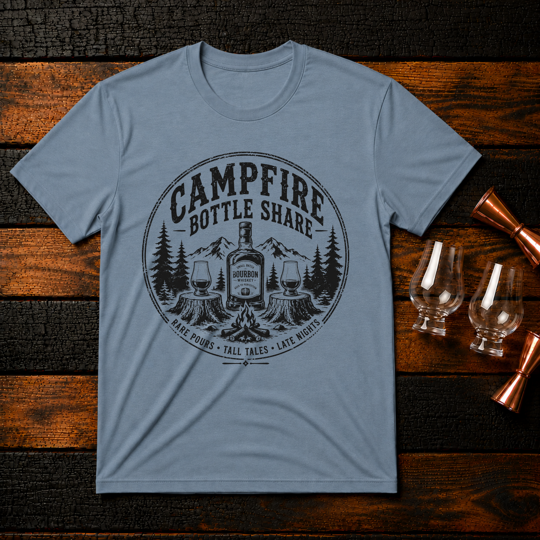 Campfire Bottle Share T-Shirt